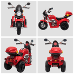 HOMCOM-Moto-Elettrica-per-Bambini-18-36-mesi-con-Luci-Suoni-e-3-Ruote-Stabili-Rossa