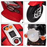 HOMCOM-Moto-Elettrica-per-Bambini-18-36-mesi-con-Luci-Suoni-e-3-Ruote-Stabili-Rossa