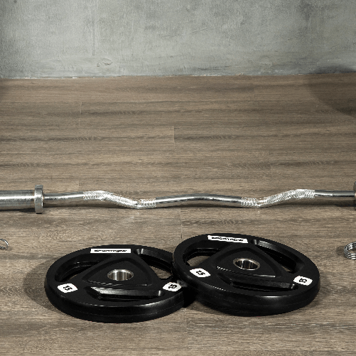 SPORTNOW-Set-di-2-Dischi-Pesi-da-15kg-in-Acciaio-con-Rivestimento-in-Gomma-per-Bilanciere