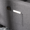 HOMCOM-Poltrona-Letto-Singolo-Reclinabile-su-3-Livelli-con-Cuscino-Extra-69x82x85cm-Grigio