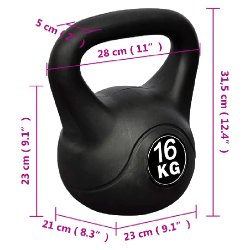 vidaXL-Kettlebell-16-kg