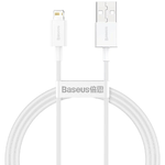 Baseus CALYS-A02 cavo per cellulare Bianco 1 m USB A Lightning (Baseus Superior Fast Charge USB-A to Lightning Cable 2.4