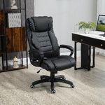 Vinsetto-Poltrona-Ufficio-a-Dondolo-ed-Ergonomica-con-6-Punti-Massaggio，Sedia-da-Ufficio-Mssaggiante-Girevole-con-Design-Dirigenziale-in-Similpelle-Nera