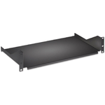 Intellinet 710916 porta accessori Mensola per scaffale (19IN CANTILEVER SHELF 2U 400MM- - FIXED BLACK)