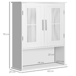 kleankin-Mobiletto-da-Bagno-a-Muro-Salvaspazio-con-Armadietto-e-Ripiano-60x20x70-cm-Bianco