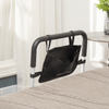 HOMCOM-Maniglia-per-Letto-con-Lunghezza-e-Altezza-Regolabile-in-Acciaio-Bianco
