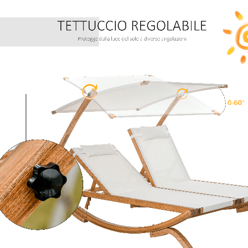 Outsunny-Lettino-Prendisole-Chaise-Longue-Sdraio-da-Giardino-2-Posti-con-Schienale-Reclinabile-3-Livelli-Tetto-e-Cuscini-210x155x175cm-Beige