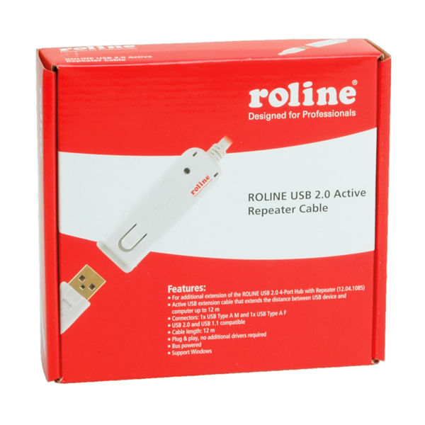 Cavo-del-ripetitore-attivo-Roline-USB-2.0-per-12.04.1085-12-m-Bianco--cavo-Roline-USB2.0-Active-Repeater-per-12.04.1085-