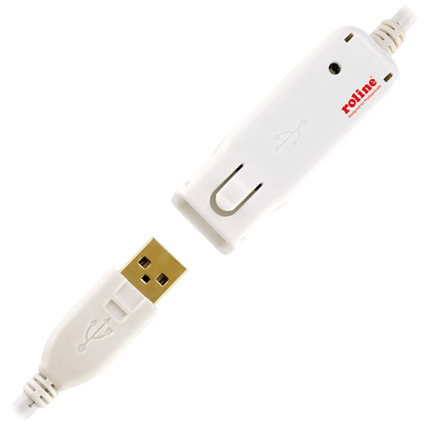 Cavo-del-ripetitore-attivo-Roline-USB-2.0-per-12.04.1085-12-m-Bianco--cavo-Roline-USB2.0-Active-Repeater-per-12.04.1085-