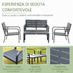 Outsunny-Set-Salotto-da-Giardino-da-4-Pezzi-con-Panchina-a-2-Posti-2-Poltrone-e-Tavolino-Caffe