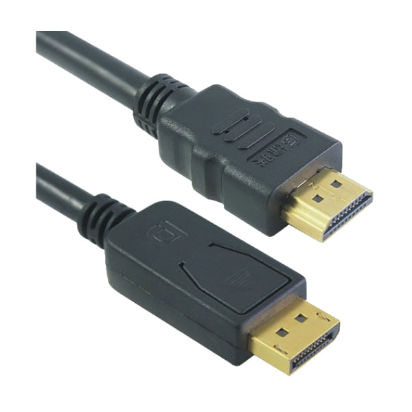 M-Cab-7003466-cavo-e-adattatore-video-2-m-DisplayPort-HDMI-Nero--2M-DP-HDMI-CABLE-M-M-BLACK---M-M-GOLD-FULL-HD-