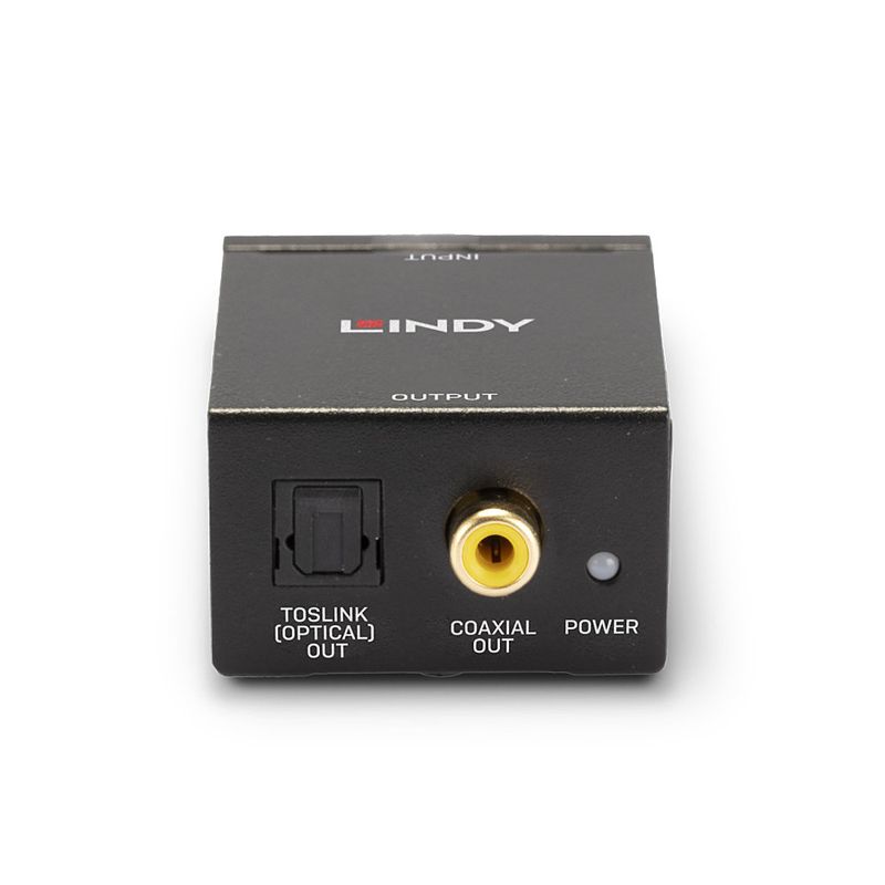 Lindy-70309-convertitore-audio--Phono-to-TosLink-Optical-----Coaxial-ADC---Warranty-24M-