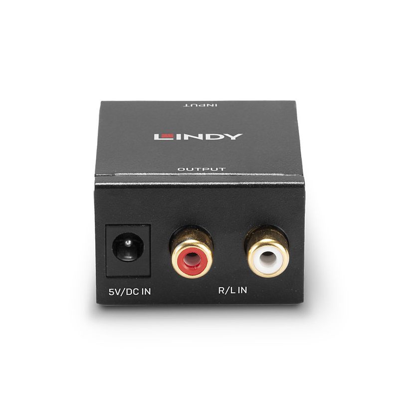 Lindy-70309-convertitore-audio--Phono-to-TosLink-Optical-----Coaxial-ADC---Warranty-24M-