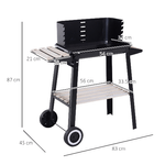 Outsunny-Griglia-a-Carbone-Barbecue-Picnic-Altezza-regolabile-Nero-87x-45-x-83-cm