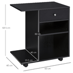 Vinsetto-Mobile-Porta-Stampante-in-Legno-Nero-con-1-Cassetto-2-Ripiani-Mensola-CPU