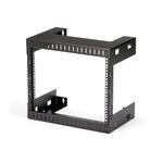 StarTech.com 8U 19" Rack di rete per montaggio a parete a 2 staffe - Rack open frame a muro profondo 30cm