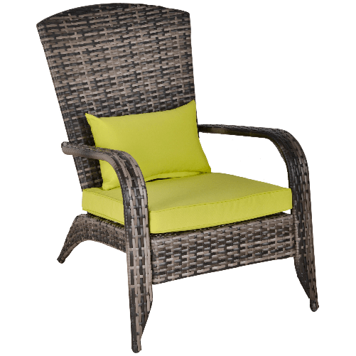 Outsunny-Sedia-da-Giardino-in-Rattan-Poltrona-da-Esterno-a-Adirondack-con-Braccioli-e-Cuscini-Imbottiti-Grigia-65x86x90cm