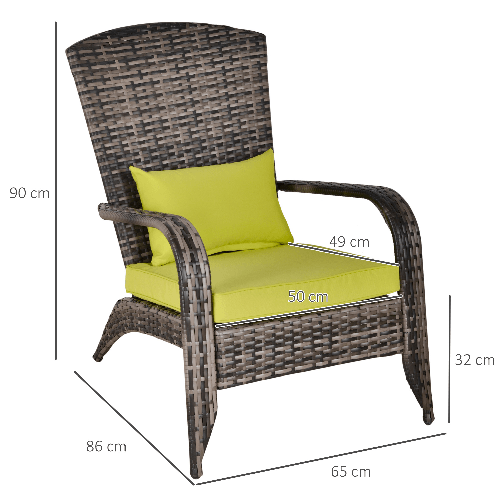 Outsunny-Sedia-da-Giardino-in-Rattan-Poltrona-da-Esterno-a-Adirondack-con-Braccioli-e-Cuscini-Imbottiti-Grigia-65x86x90cm