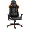 Vinsetto-Poltrona-Gaming-con-Altezza-e-Schienale-Regolabile-Sedia-da-Ufficio-Nera-e-Arancione