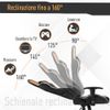 Vinsetto-Poltrona-Gaming-con-Altezza-e-Schienale-Regolabile-Sedia-da-Ufficio-Nera-e-Arancione