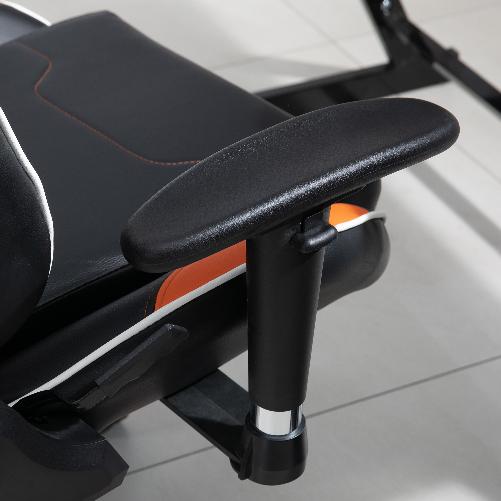 Vinsetto-Poltrona-Gaming-con-Altezza-e-Schienale-Regolabile-Sedia-da-Ufficio-Nera-e-Arancione