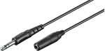 Wentronic-goobay---Audiokabel---Stereo-Stecker--M--bis-Stereo-Stecker--W----50m---Schwarz--50428-