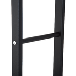 HOMCOM-Scaffale-Porta-Legna-Verticale-per-Interno-in-Ferro-Nero-40x25x150cm