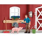 schleich-FARM-WORLD-42606-casa-giocattolo--SCHLEICH-Farm-World-Red-Barn-with-Animals-and-Accessories-Toy-Playset-3-to-8-