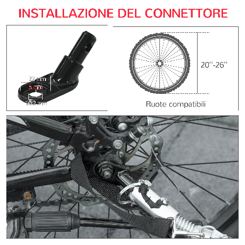 PawHut-Rimorchio-Cani-con-Ingresso-a-Cerniera-Ruote-e-Bandiera-in-Acciaio-e-tessuto-Oxford-Rosso-Argento-Nero