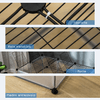 PawHut-Recinto-per-Criceti-e-Conigli-Modulabile-con-Accessori-Montaggio-in-Resina-e-Acciaio-105x70x45cm