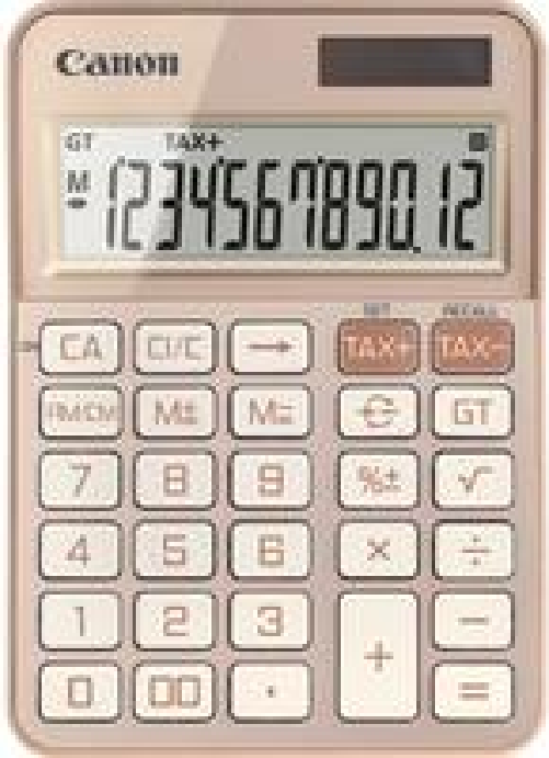 Canon-KS-125KB-calcolatrice-Desktop-Calcolatrice-di-base-Rose-Gold--KS-125KB-RG-EMEA-HB-OFFICE---CALCULATOR-