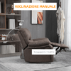 HOMCOM-Poltrona-Relax-con-Reclinazione-Manuale-e-Poggiapiedi-97x99x96cm-Marrone