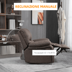 HOMCOM-Poltrona-Relax-con-Reclinazione-Manuale-e-Poggiapiedi-97x99x96cm-Marrone