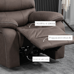 HOMCOM-Poltrona-Relax-con-Reclinazione-Manuale-e-Poggiapiedi-97x99x96cm-Marrone