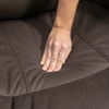 HOMCOM-Poltrona-Relax-con-Reclinazione-Manuale-e-Poggiapiedi-97x99x96cm-Marrone