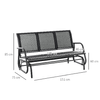 Outsunny-Panchina-a-Dondolo-da-Giardino-3-Posti-in-Metallo-e-Tessuto-Traspirante