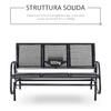 Outsunny-Panchina-a-Dondolo-da-Giardino-3-Posti-in-Metallo-e-Tessuto-Traspirante
