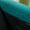 HOMCOM-Poltrona-Moderna-da-Soggiorno-con-Seduta-Imbottita-Gambe-in-Acciaio-e-Tessuto-Traspirante-96x87x87-cm-Verde