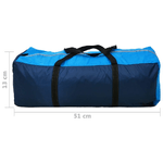 Tenda-da-Campeggio-per-4-Persone-Blu-Marino-Azzurro