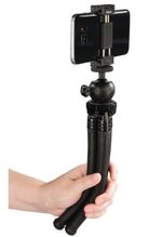 Hama-Mini-Treppiedi-con-gambe-a-snodo-per-Smartphone-Gopro-e-fotocamera-27-cm-nero--Hama-FlexPro-3-in-1-Camera-Phone-GoP