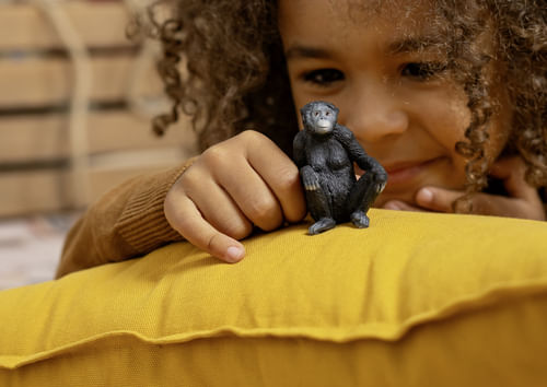 schleich-WILD-LIFE-14875-action-figure-giocattolo--SCHLEICH-Wild-Life-Bonobo-Female-Toy-Figure-3-to-8-Years-Black-14875-