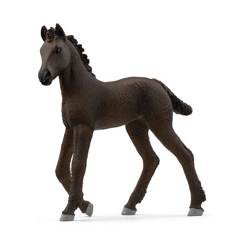 schleich-HORSE-CLUB-13977-action-figure-giocattolo--SCHLEICH-Horse-Club-Friesian-Foal-Toy-Figure-5-to-12-Years-Black-139