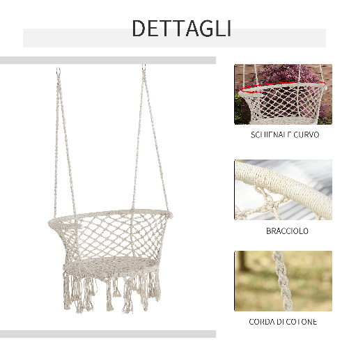 Outsunny-Sedia-Sospesa-in-Poliestere-e-Macrame-per-Interni-ed-Esterni-Crema