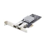 StarTech.com Scheda di Rete SFP GbE a 2 Porte, PCIe 2.1 x1, Intel I210-IS, Controller 1GbE, 1000BASE rame/fibra ottica