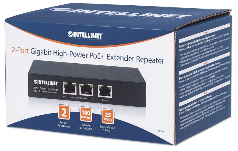 Intellinet-561266-switch-di-rete-Non-gestito-Gigabit-Ethernet-10-100-1000-Supporto-Power-over-Ethernet-PoE-Nero--POE-PLU