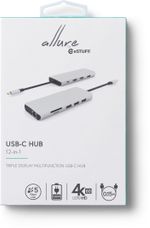 eSTUFF-ES623009-hub-di-interfaccia-USB-3.2-Gen-1-3.1-Gen-1-Type-C-5000-Mbit-s-Grigio--USB-C-12-in-1-Mobile-Hub---USB-3.2