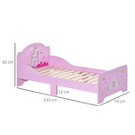 HOMCOM-Letto-per-Bambini-da-3-6-anni-con-Sponde-di-Sicurezza-in-Legno---Rosa