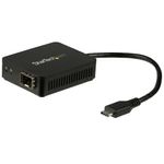 StarTech.com Adattatore di rete USB-C a Fibre ottiche - Convertitore SFP con slot aperto (USB C TO FIBER OPTIC CONVERTER