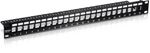 Trendnet-TC-KP24S-pezzo-di-pannello-1U--TRENDnet-TC-KP24-24-Port-Blank-Keystone-Shielded-1U-Patch-Panel-2Years-warranty-