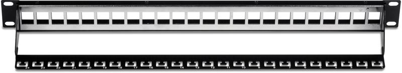 Trendnet-TC-KP24S-pezzo-di-pannello-1U--TRENDnet-TC-KP24-24-Port-Blank-Keystone-Shielded-1U-Patch-Panel-2Years-warranty-